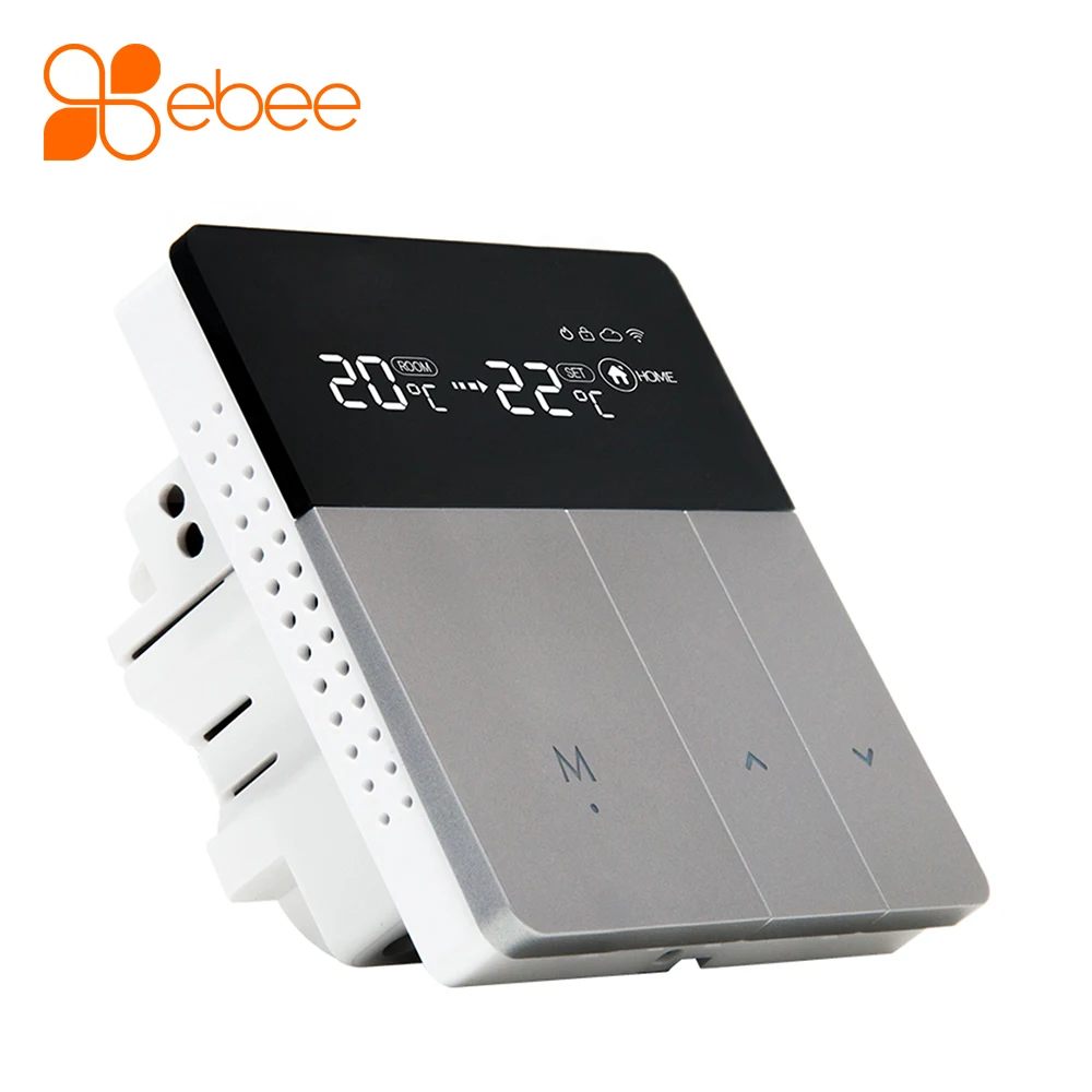 Термостат EBEE WiFi Tuya работает с интеллектуальным сроком службы газового