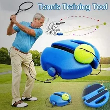 

Thicken Aggravated Base Tennis Home Outdoor Exercise Device Self-Learning Rebound Tennis Sparring Device with Cord Trainer