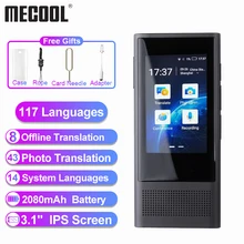 Mecool W1 3,0 AI голосовой фото переводчик 3," ips 4G wifi 8 Гб памяти 2080 мАч 117 языков портативный OTG автономный перевод
