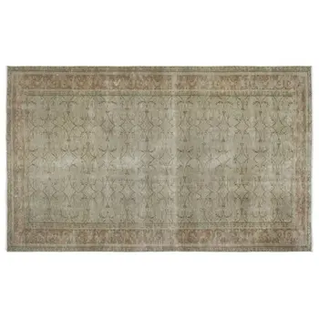 

Handmade Gray Vintage Overdyed Turkish Area Rug 158x256 Cm-5'2''X8'5''