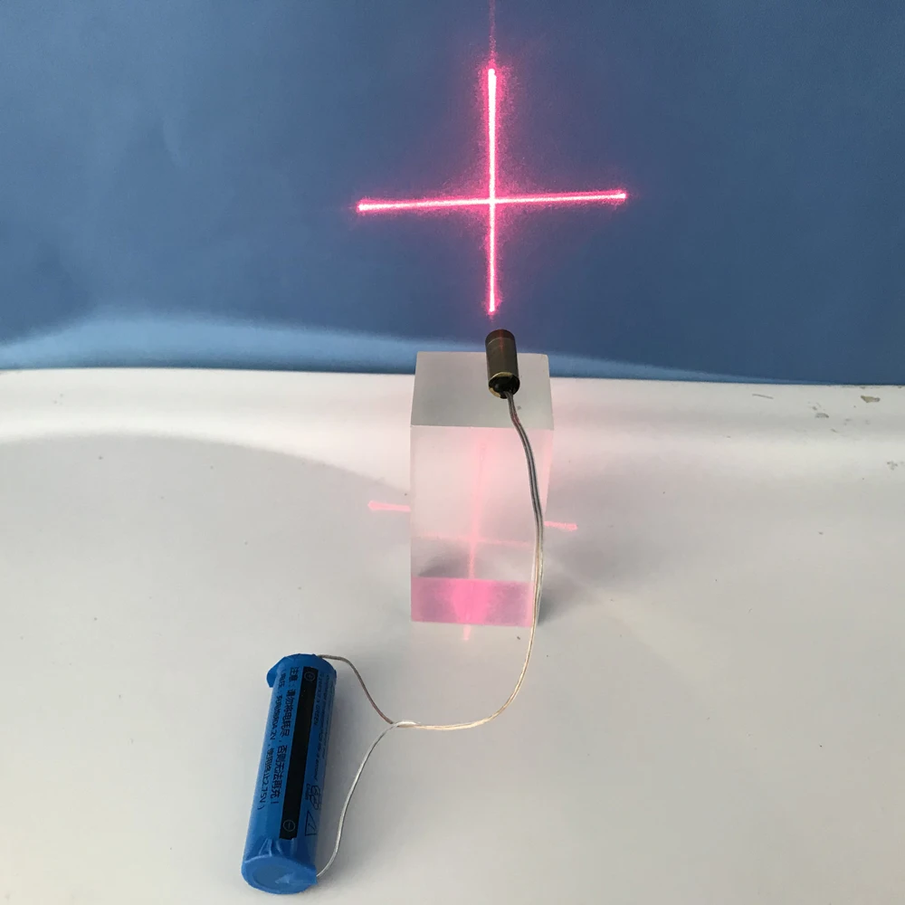 650nm 5mW 3V Laser Red Cross/Line/Dot Symbol Module Version Red Laser Diode Pointer Horizontal Positioning Light