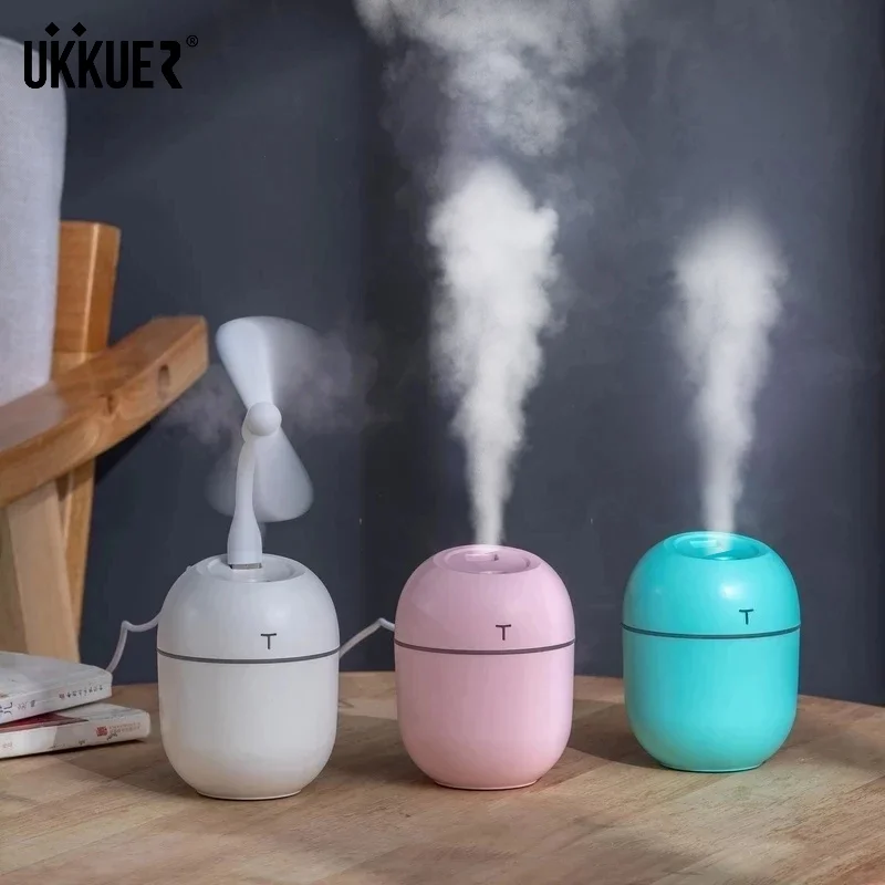 Humidifier Air Portable Usb Diffuser Mist Mini Purifier Aroma Car Oil Led Home 