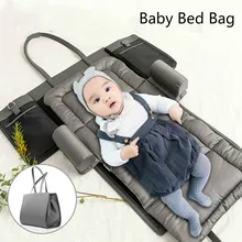 Portable Baby Crib Multi-Functional Nursery Travel Baby Bed Mummy Bag Folding Baby Sofa for Infant Toddler Baby Care Supplies