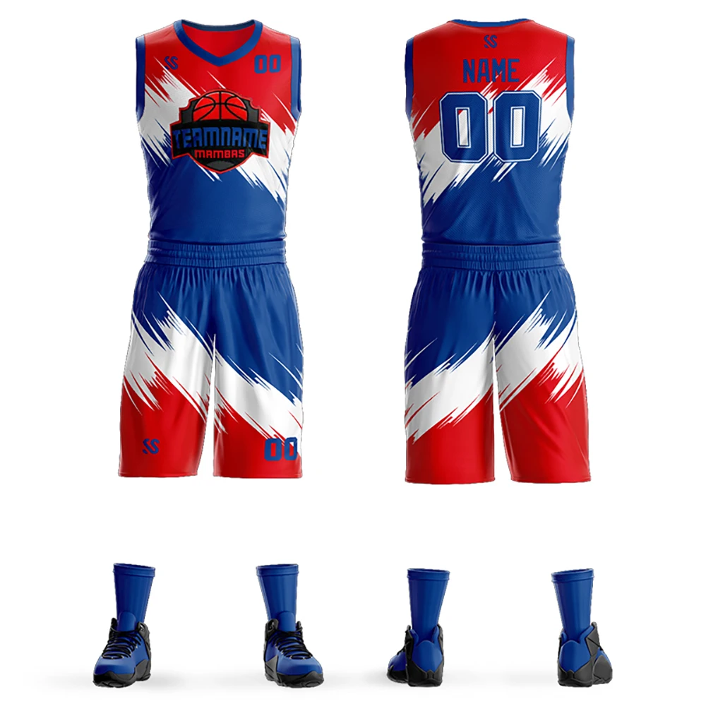 

Wholesale Custom Basketball Jersey set Outdoor Basketball Game Training Uniform Vest With Shorts Basketball Shirt for Men/Teens