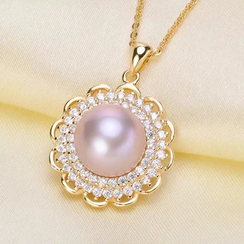 

2 Color Nice Quality Pearl Pendant Mountings Base Findings Settings Jewelry Parts Fittings Wedding Jewellery Accessories