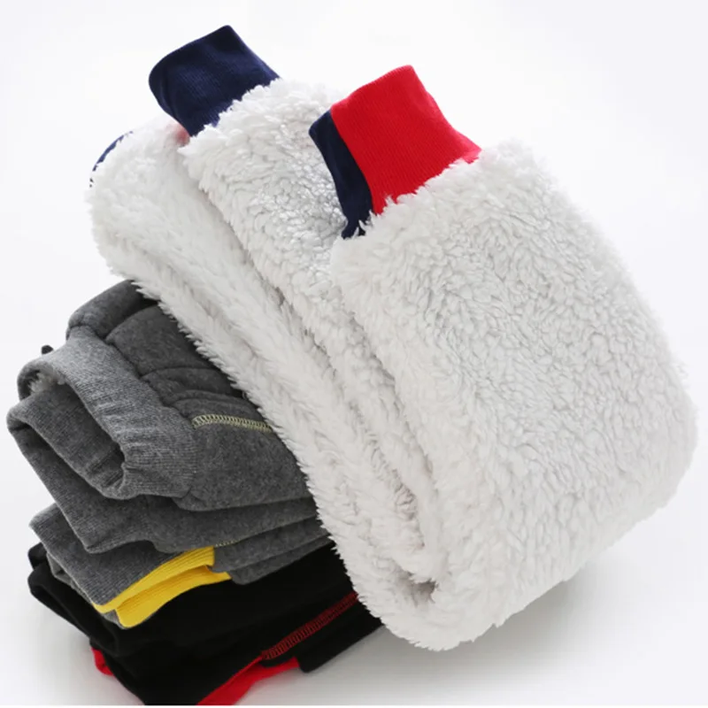 

BOY'S Double Layer Pants with Velvet Baby CHILDREN'S Cotton Trousers Thick Warm Winter Big Boy Sports GIRL'S Casual Trousers