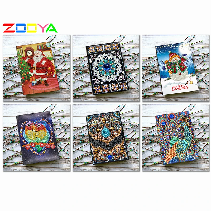 

64 Pages Diamond Painting Notebook Diy Creative Special Shaped Diary Book Notebook Notepad Embroidery Diamond Cross Stitch Jh405