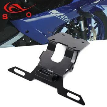 

For Yamaha R15 V3 2017-2019 Motorcycle Accessories Adjustable Angle License Number Plate Frame Holder Bracket With LED Lights