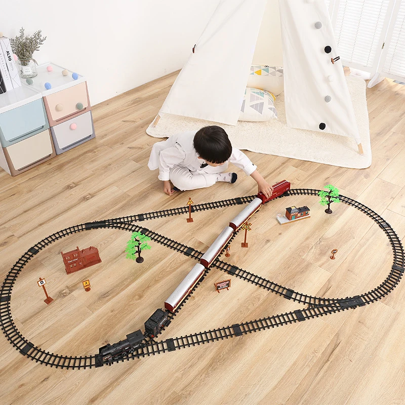 Новый игрушечный Электропоезд поезда с дистанционным управлением модель