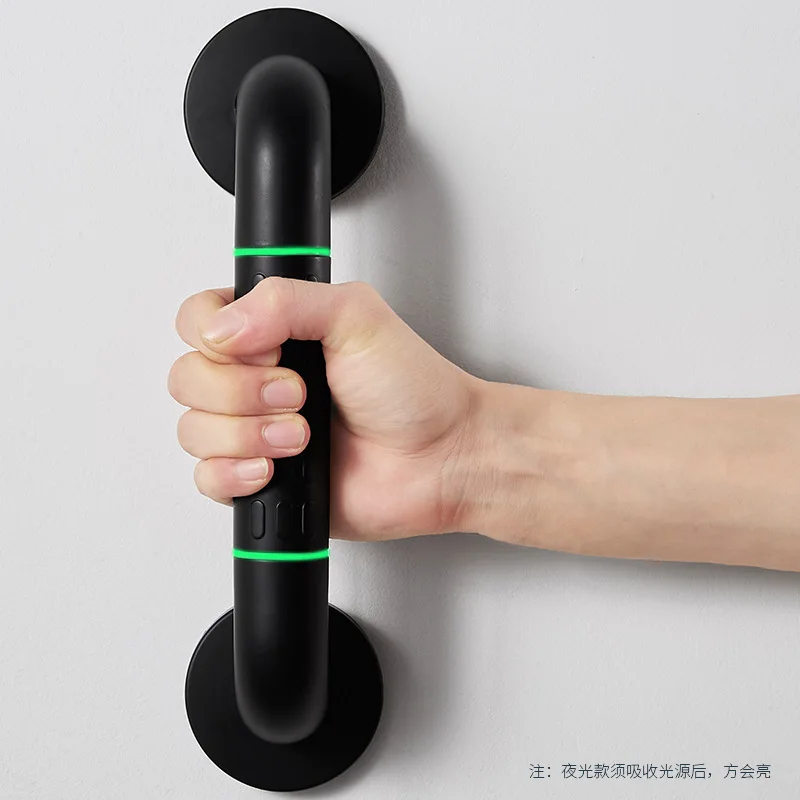 Description Picture 2 of itemStainless Steel Bathroom Handrail Black Safety Grab Bars for Elderly Disabled Wall Mount Anti-slip Toilet Bathtub Shower Handle