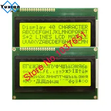 2 шт ЖК-дисплей 2004 20*4 символьный модуль зеленый с русским кириллическим языком