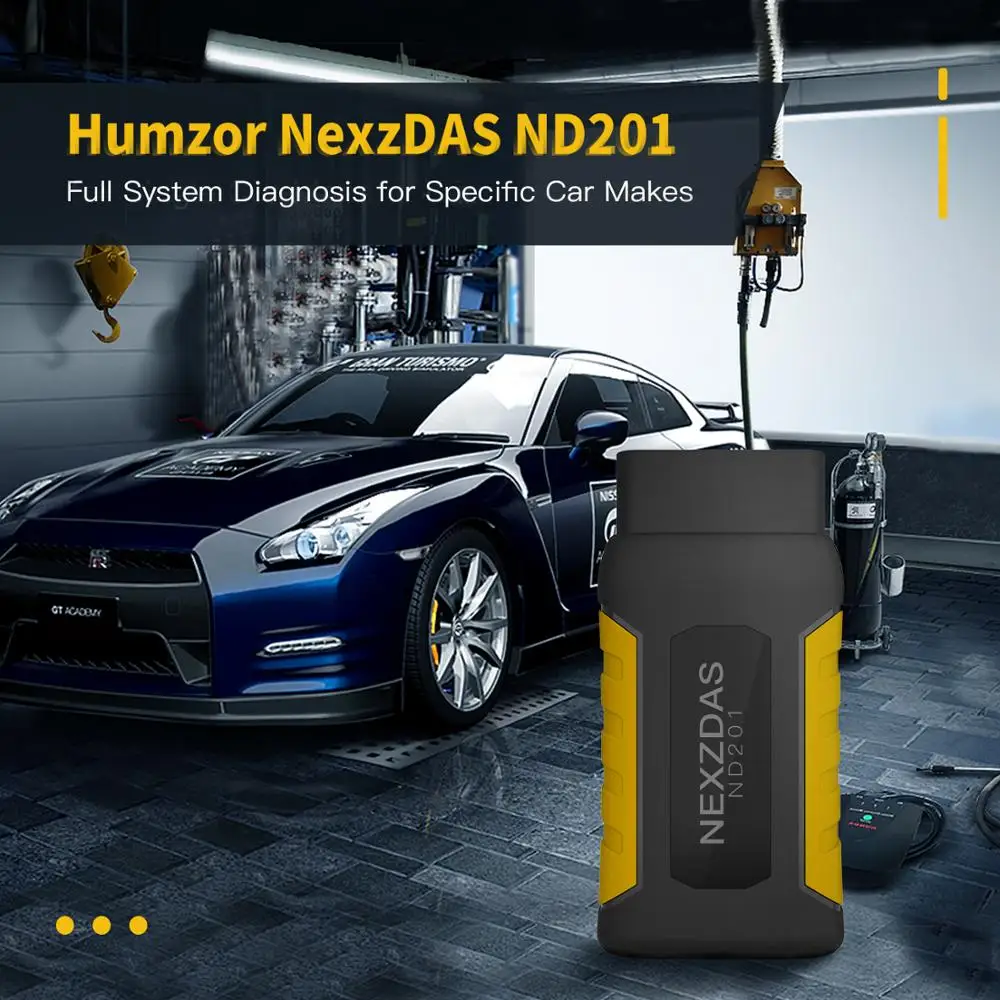

Humzor NexzDAS ND201 Full-System Diagnostic Tool OBD2 Scanner for Single Car Manufacturer with ABS, TPMS, DPF...
