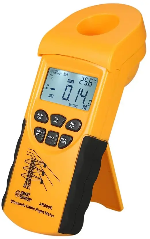 AR600E Digital Ultrasonic Cable Height Meter - Smart Sensor For Utility Measurement