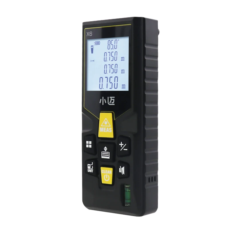 Mileseey Laser Distance Meter rangefinder trena laser tape range finder build measure device ruler test tool