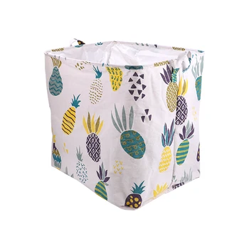 

1pc 100L Cactus Pattern Laundry Bag Foldable Dirty Clothes Storage Container Large Household Laundry Basket Bucket