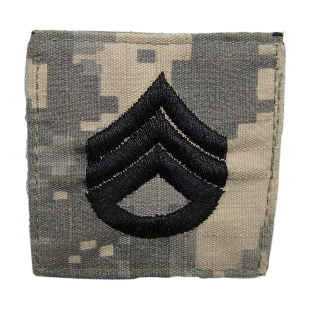 US ARMY ACU E6 STAFF SERGEANT RANK INSIGNIA PATCH |