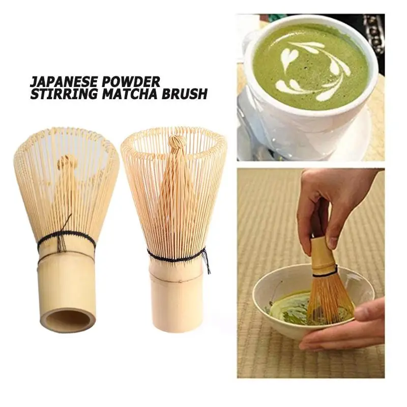 Bamboo Matcha Whisk Japanese Brush Professional Green Tea Powder Whisk Chasen Tea Ceremony Brush Tool Grinder