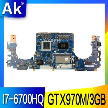 

AK GTX970M/3GB GL502VT Motherboard 8G RAM I7-6700HQ For ASUS GL502 GL502V GL502VT Laptop Mainboard Motherboard test 100% OK