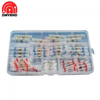 

100PCS Waterproof Solder Seal Sealing 2:1 Electrical Heat Shrinkable Solder Sleeve Butt kit Wire Splice Connectors Terminals