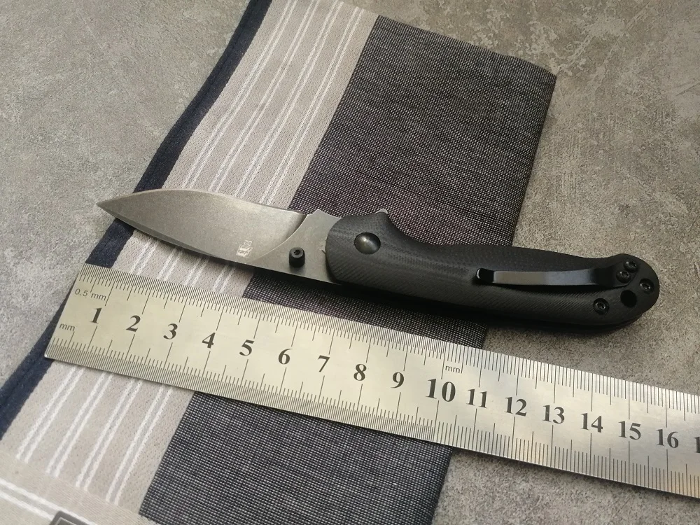 Новинка от бренда jonnyjamie, Складывающийся нож с драконом G10 черного цвета с черной ручкой, лезвие D2 из стали, карманный нож для повседневного использования