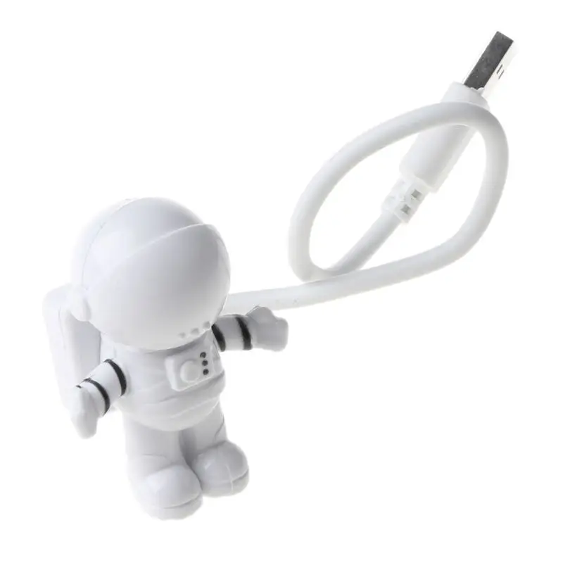 Creative Spaceman Astronaut LED Flexible USB Light Night Light for Kids Toy Laptop PC Notebook 95AF