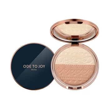 

Bicolor ginger highlighter complexion powder cake shadow nose shadow three-dimensional face disc multi-functional use
