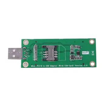 

Mini PCI-E to USB Port 52PIN with SIM Slot ModulePCI-E Wireless to USB Adapter Card Test WWAN Module for 3G Network Card