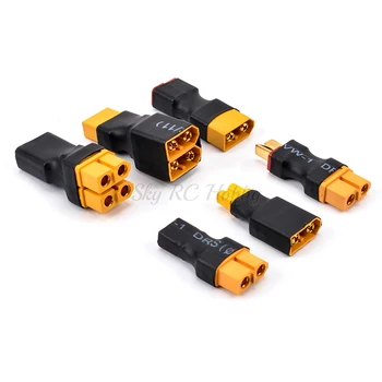 

XT60 Male / Female to XT30 T plug XT60 Power Adapter Converter RC Drone Connector Adapter Battery Converter Plug Accessories