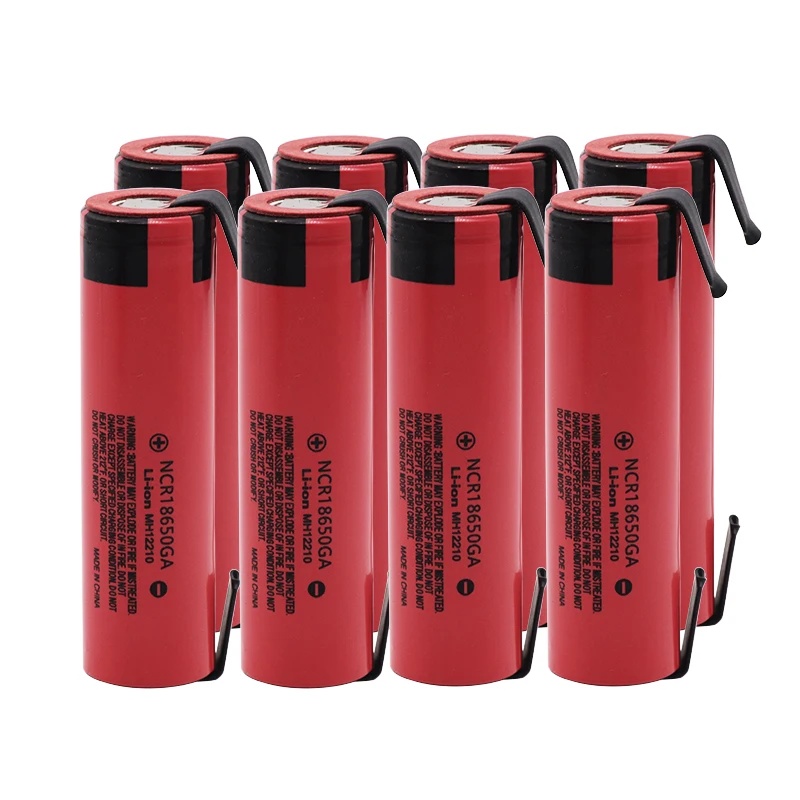 Panasonic NCR 18650GA 30A разрядка 3,7 V 3500mAh 18650 аккумуляторная батарея для игрушечного фонарика литиевая батарея+ никель