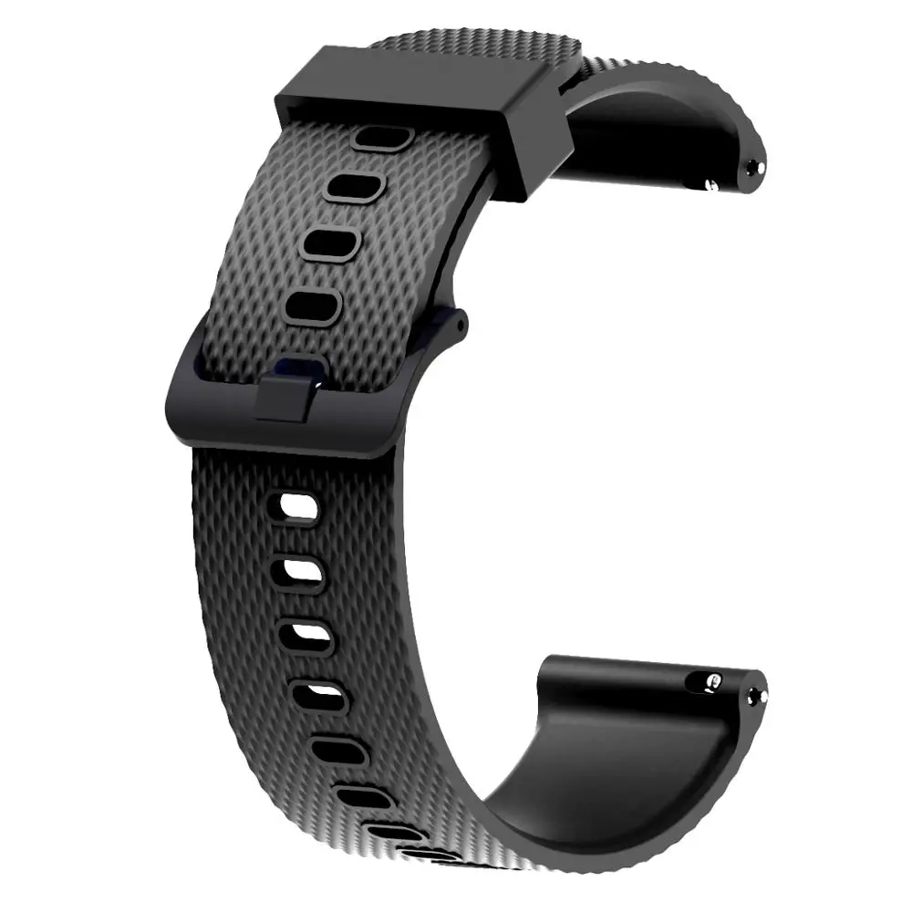 20 мм силиконовый ремешок для Garmin vivoactive 3 Forerunner 645 сменный ремешок для Vivomove HR Huami Amazfit Bip band