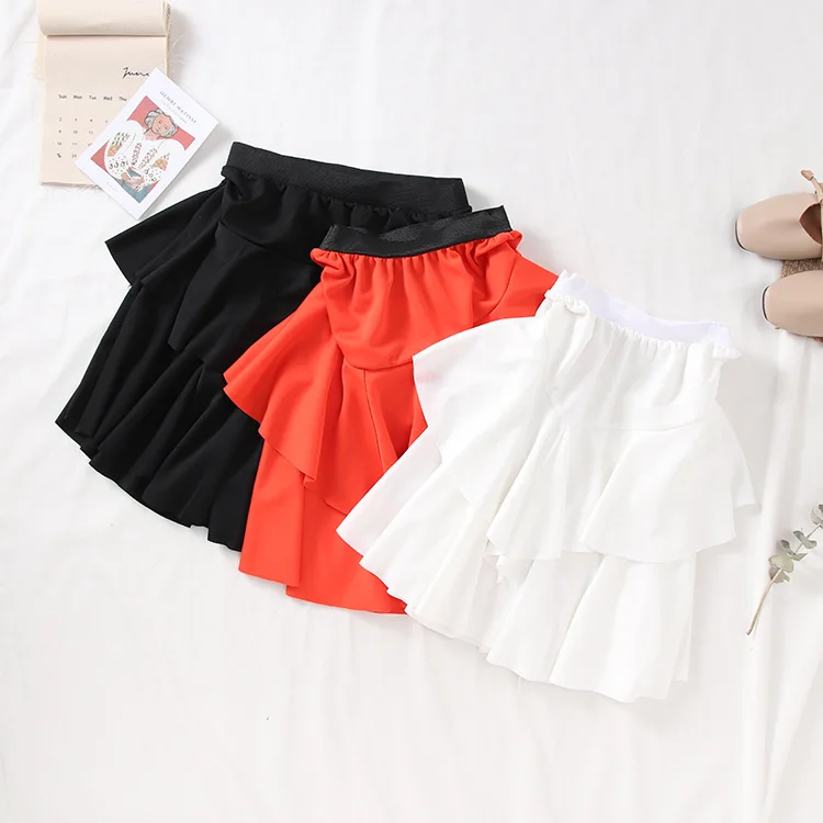 

Stock WOMEN'S Dress Processing 2019 Spring Korean-style College Style Elegant Versatile Solid Color Skirt Women's 5.18