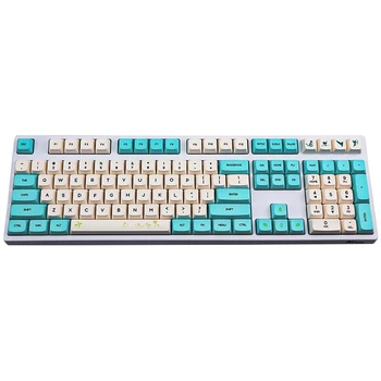

130 Keys XDA Profile PBT Keycaps DYE Sublimation 2.25U 2U 1.75U 1.5U for Mechanical Keyboard 61 64 87 104 108 Keys