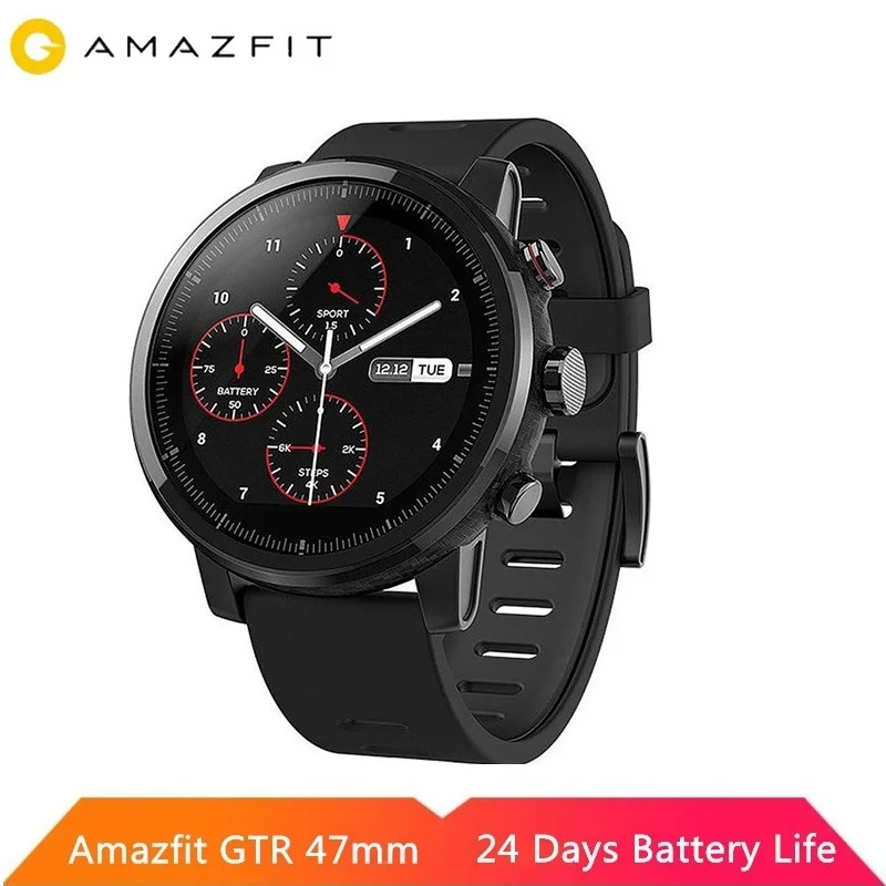 Глобальная версия AMAZFIT Stratos Pace 2 умные часы gps 5ATM водонепроницаемые Bluetooth