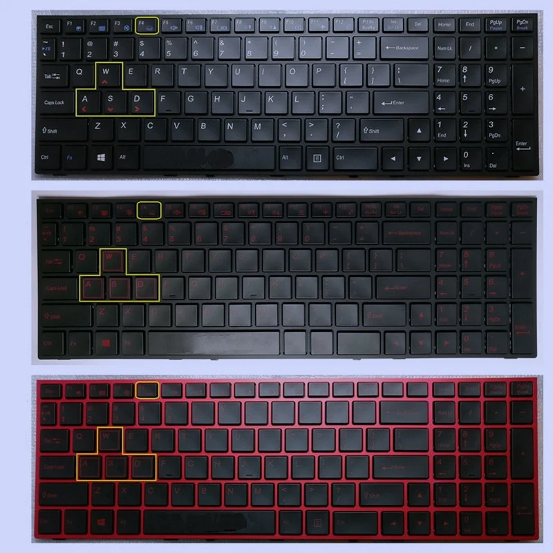 Ноутбук США клавиатура для HASEE Z6-i78154R2 Z7-i78172D2 Z6-i78154S2