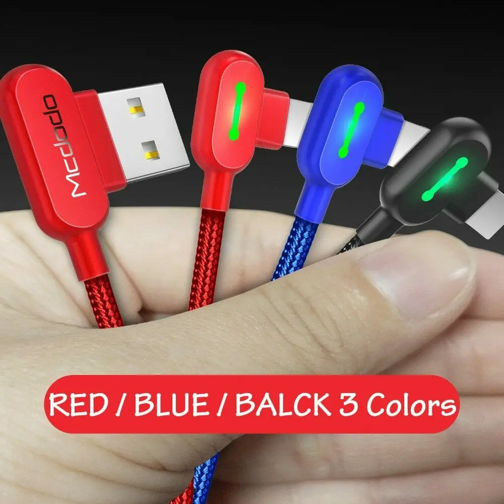 MCDODO 1 8 м светодиодный USB кабель для iPhone X 7 6 5 6s Быстрая зарядка передачи данных 11 Pro
