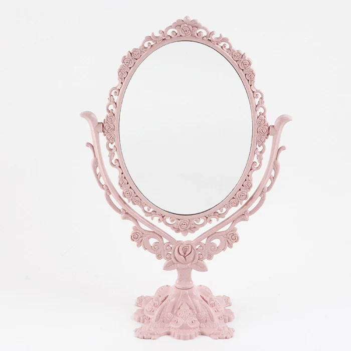 Высокое качество зеркало для макияжа настольное вращающееся готическое зеркало бабочка Роза декор красота инструмент TK-ing