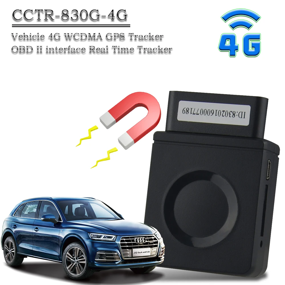 OBD оборудование для транспортного средства Gps трекер CCTR-830G-4G отслеживание в реальном времени диагностирует статус транспортного средства через SMS ответ с вибрационным датчиком