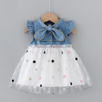 

Baby Girls Summer Dress Princess Party Tulle Toddler Dresses Infant Clothing Newborn Party Birthday tutu Dress 0-3Y