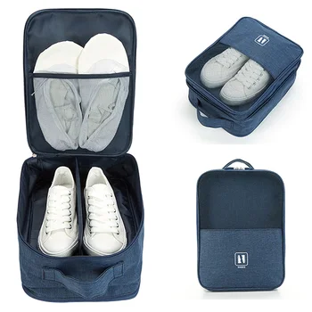 

3 in 1 Shoe Bag Waterproof Travel Shoes Storage Bag Outdoor Pouch Zip Portable Breathable Mesh Shoes Organizer Bag P7Ding