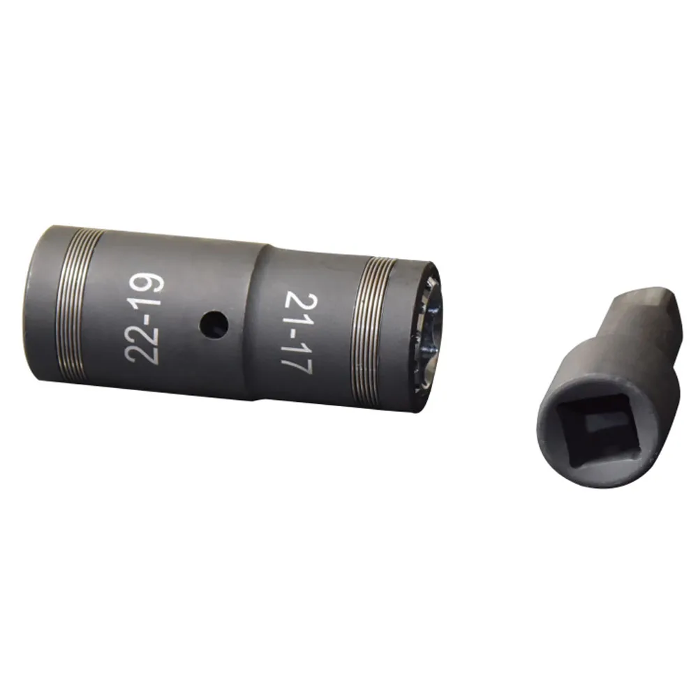 

2 Pcs 4 in 1 Tire Impact Socket Set 1/2 Drive Impact Flip Socket and 3 inch Extension Bar New Patent