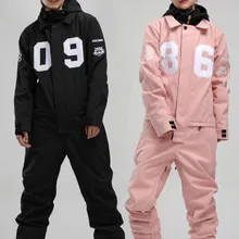 GSOU Снежный цельный лыжный костюм для женщин и мужчин Сноуборд костюм пара стиль ветрозащитная Водонепроницаемая Лыжная куртка зимний костюм мужской женский