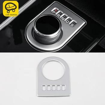 

CARMANGO For Jaguar XE 2018 Auto Car-styling Gear holder frame Cup holder frame Trim Stickers Covers Interior Accessories