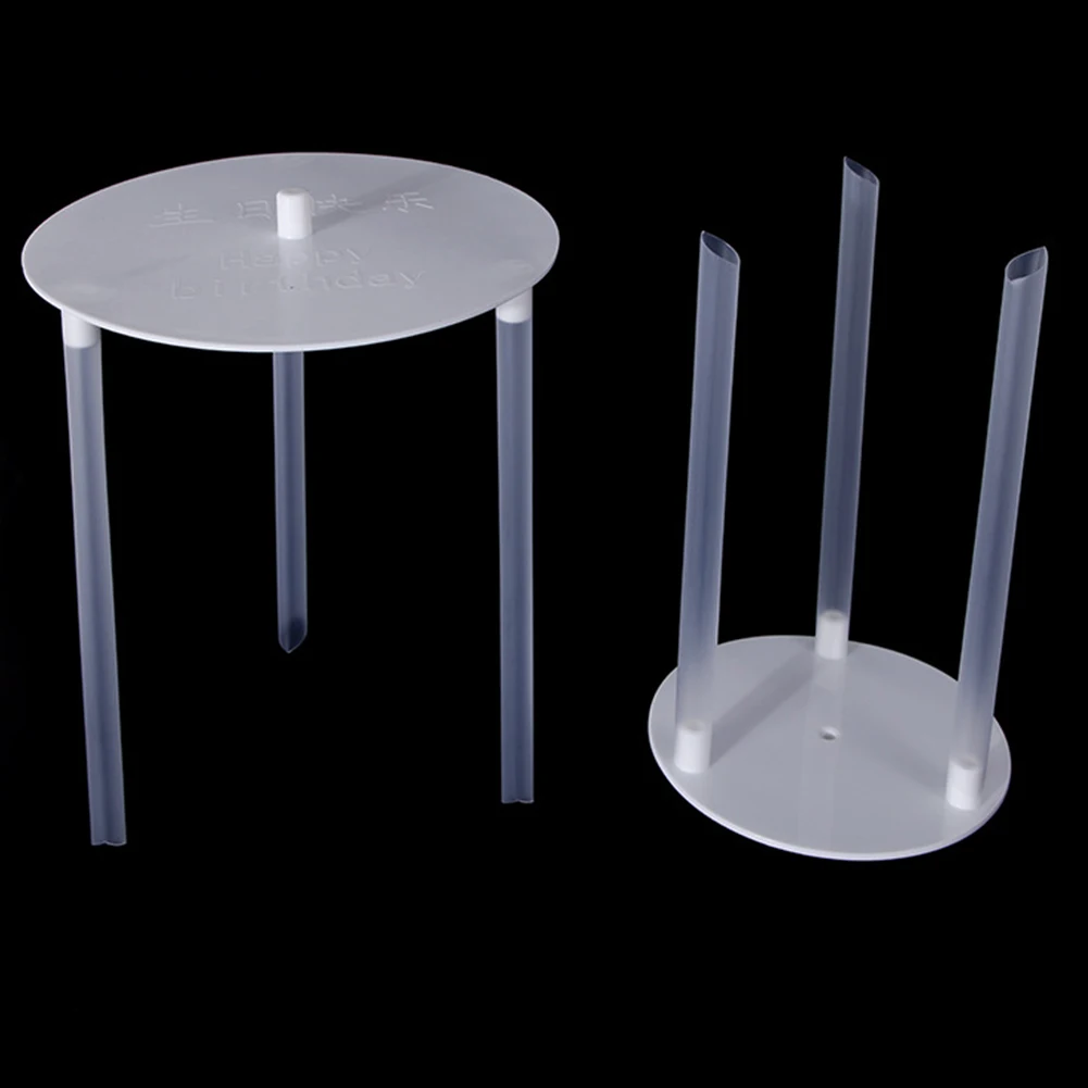Dessert Making Decor Tools DIY Stand Frame Kitchen Practical Household Cake Piling Bracket With 4 Straws Accessories Support Bar