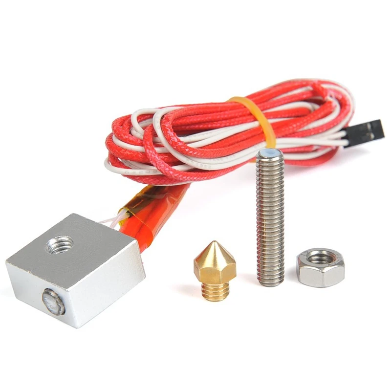 Ceny Wytłaczarka Mk8 dysza 0.4Mm 1.75Mm zestaw filamentów głowica wytłaczająca głowica Hotend części do drukarek 3D z gardłem silnika aluminium Pa