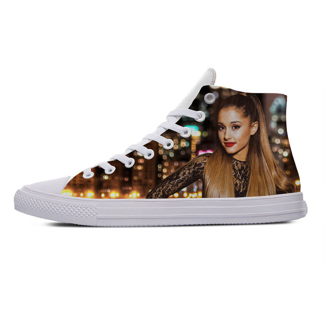 ARIANA GRANDE THEMED HIGH TOP SHOES (5 VARIAN)