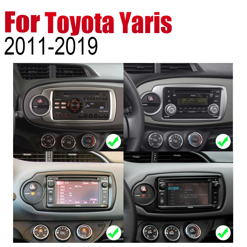 Автомобильный DVD плеер ZaiXi GPS навигация для Toyota Yaris 2011 ~ 2019 Автомобильная