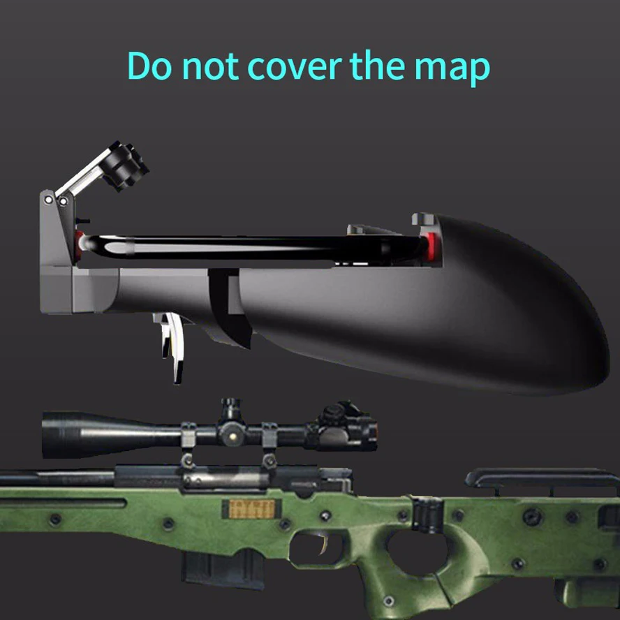  AK66 Six Fingers All-in-One PUBG Game Controller Gamepad Metal Trigger Shooting Free Fire Key Butto