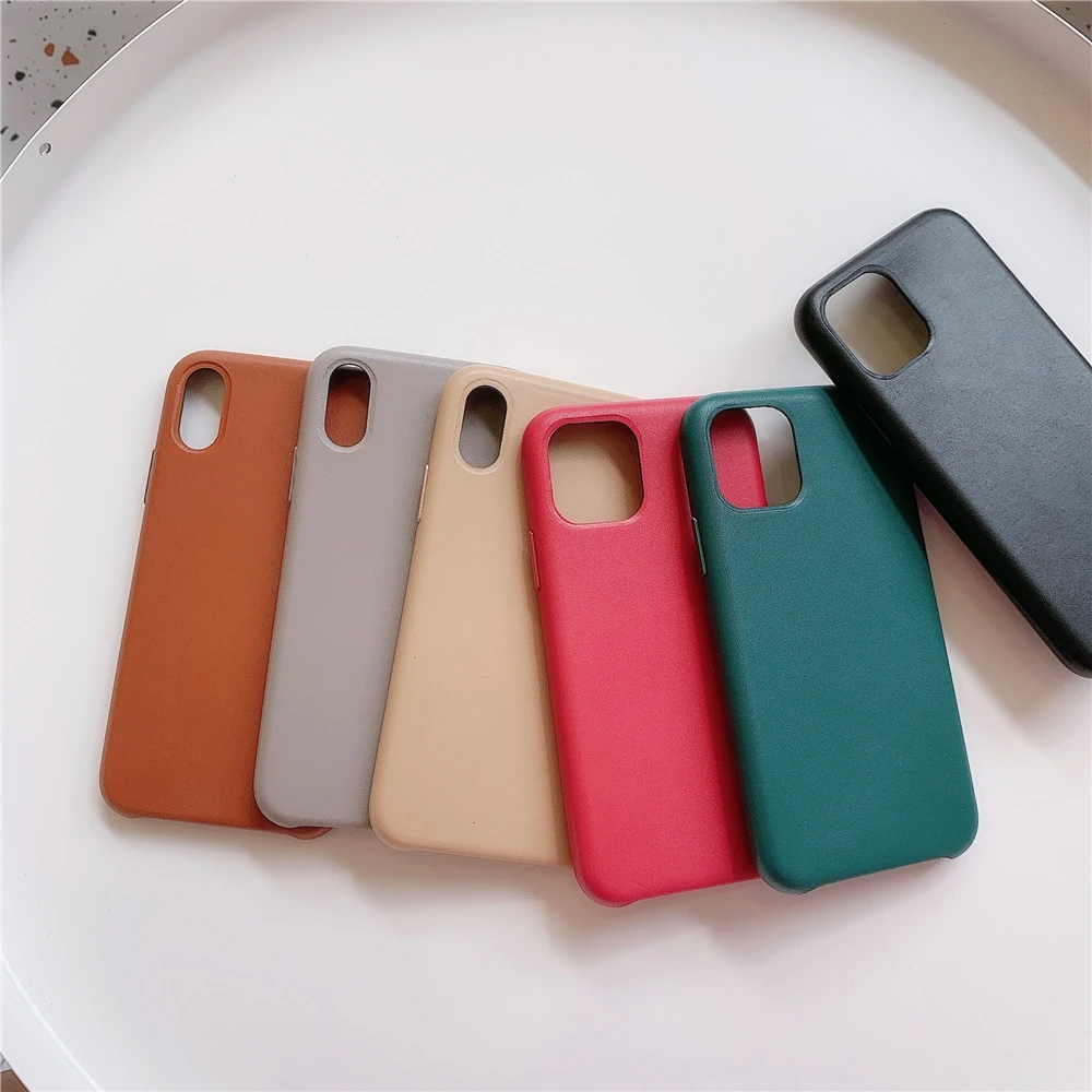Кожаный чехол для iPhone 11 Pro Max X XR XS Высококачественная роскошная кожаная задняя