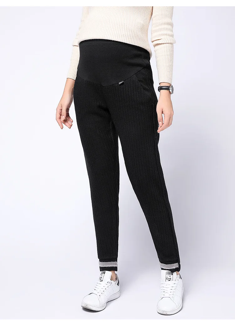 Регулируемый пояс для беременных; эластичные брюки; мягкие брюки; пояс с пряжкой; кнопка для беременных женщин; брюки; S-XXL