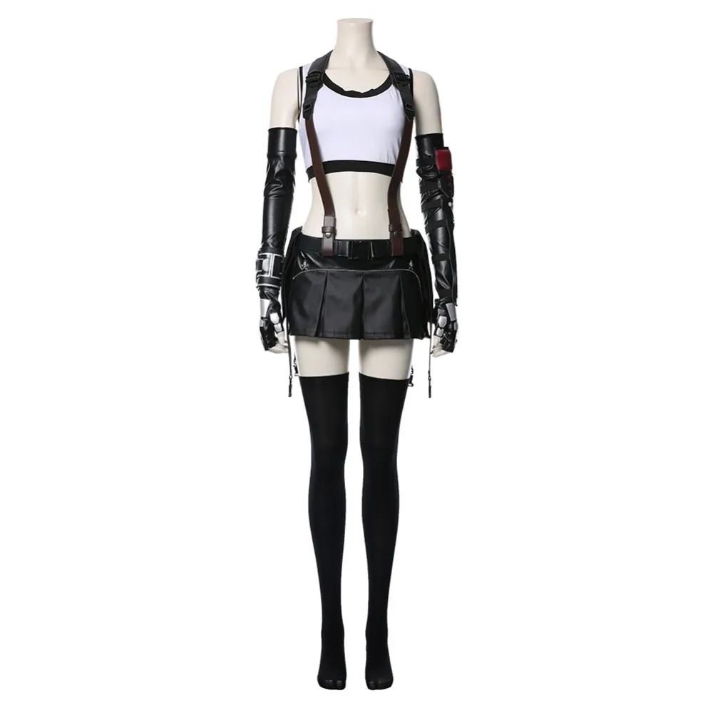 Cosplay&ware Final Fantasy Vii Cosplay Tifa Lockhart Costume Women Girl Outfit Sports Vest Skirt Full Set Halloween Carnival -Zentai shop online H09996176ed1d48448be61ff536f4534dI.jpg